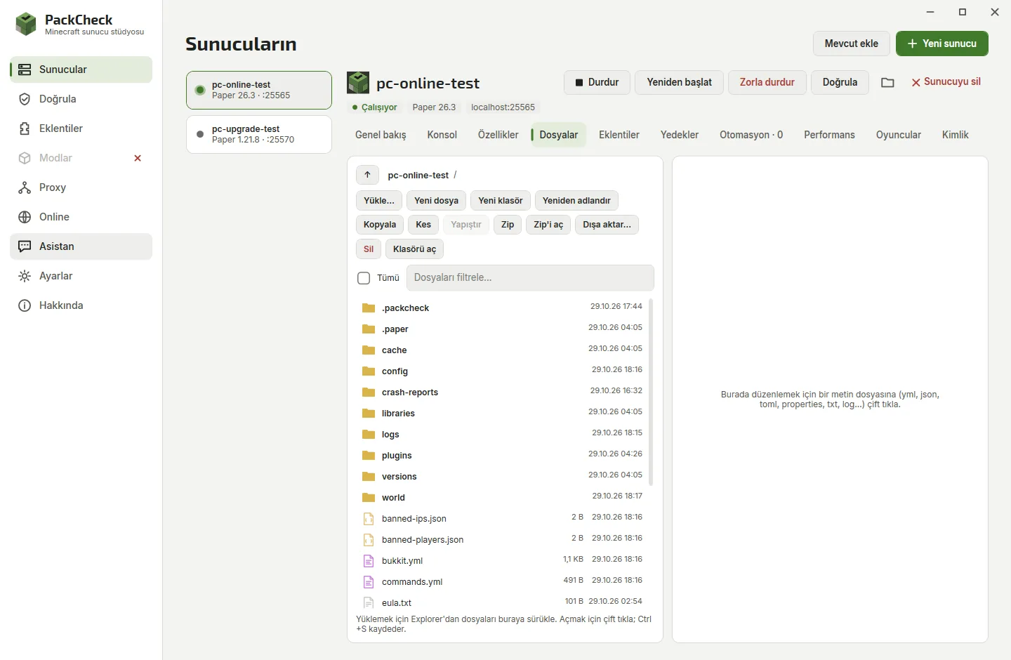 Files tab with code editor